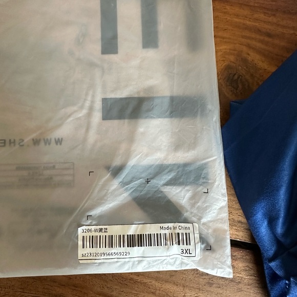 SHEIN Blue Ombre Tank Swing Dress - Picture 5 of 6